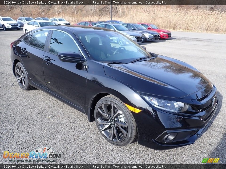 Front 3/4 View of 2020 Honda Civic Sport Sedan Photo #5