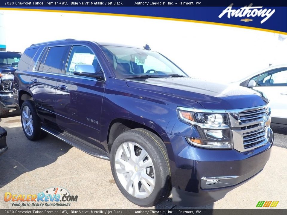 2020 Chevrolet Tahoe Premier 4WD Blue Velvet Metallic / Jet Black Photo #1