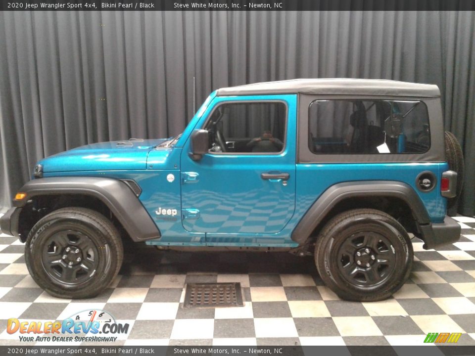2020 Jeep Wrangler Sport 4x4 Bikini Pearl / Black Photo #1