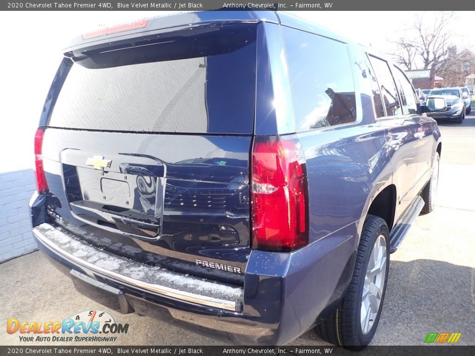 2020 Chevrolet Tahoe Premier 4WD Blue Velvet Metallic / Jet Black Photo #8