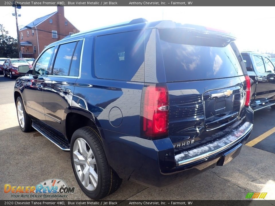 2020 Chevrolet Tahoe Premier 4WD Blue Velvet Metallic / Jet Black Photo #9