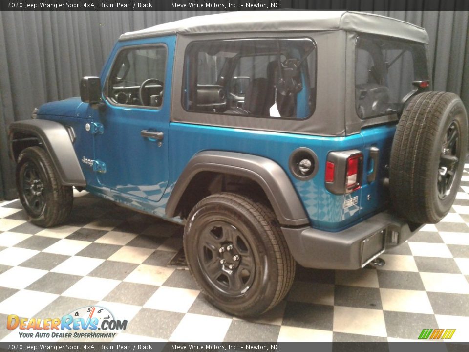 2020 Jeep Wrangler Sport 4x4 Bikini Pearl / Black Photo #9