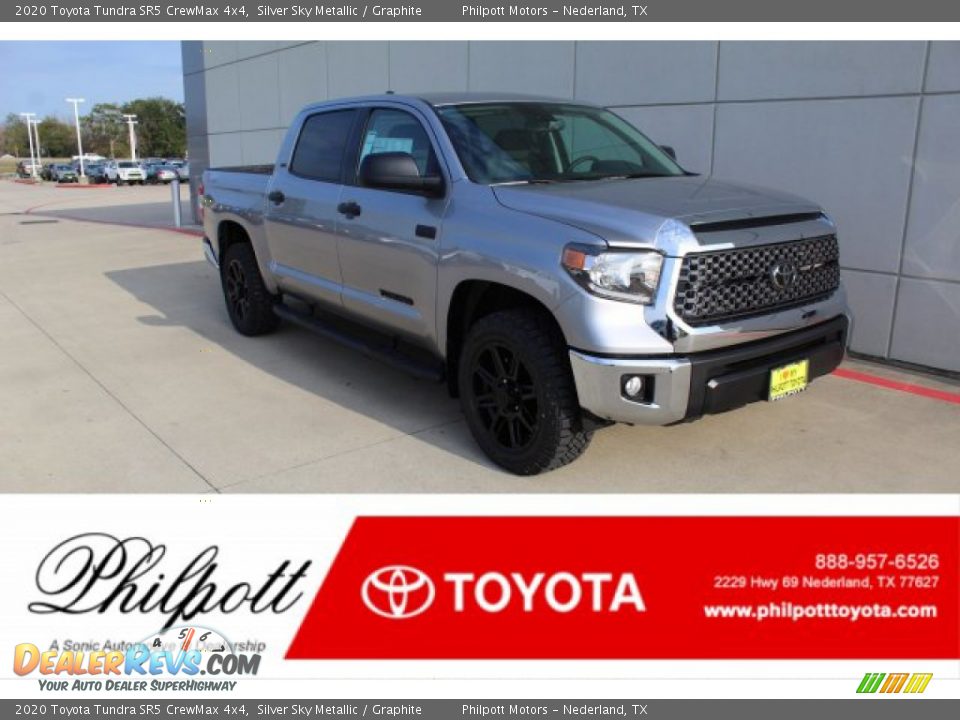 2020 Toyota Tundra SR5 CrewMax 4x4 Silver Sky Metallic / Graphite Photo #1