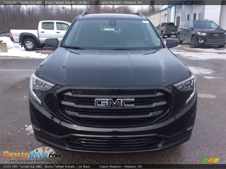 2020 GMC Terrain SLE AWD Ebony Twilight Metallic / Jet Black Photo #4