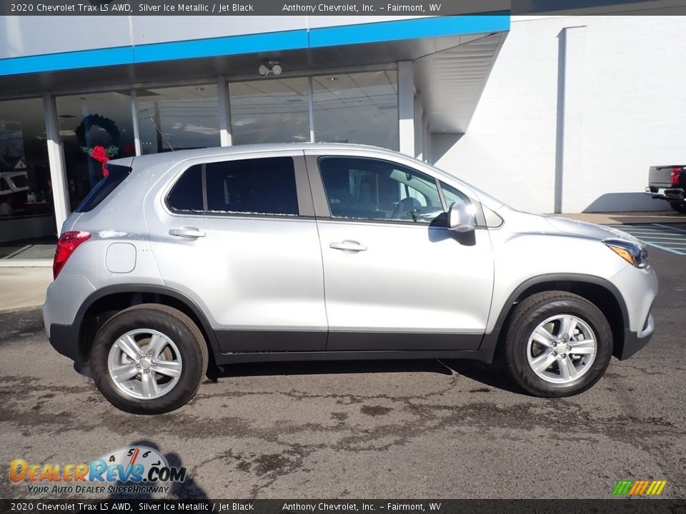 2020 Chevrolet Trax LS AWD Silver Ice Metallic / Jet Black Photo #3