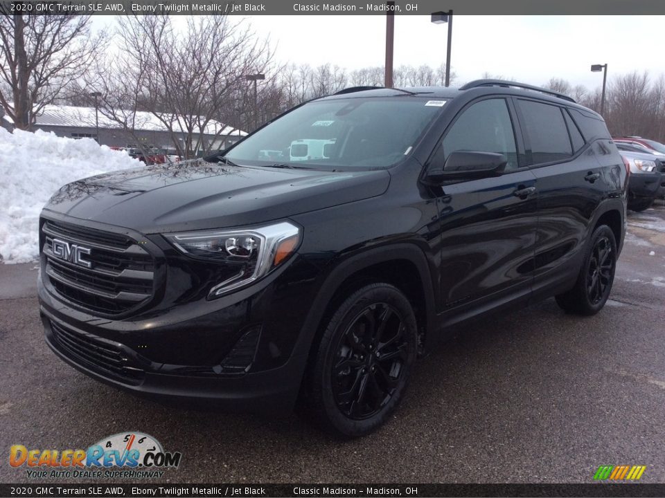 2020 GMC Terrain SLE AWD Ebony Twilight Metallic / Jet Black Photo #5