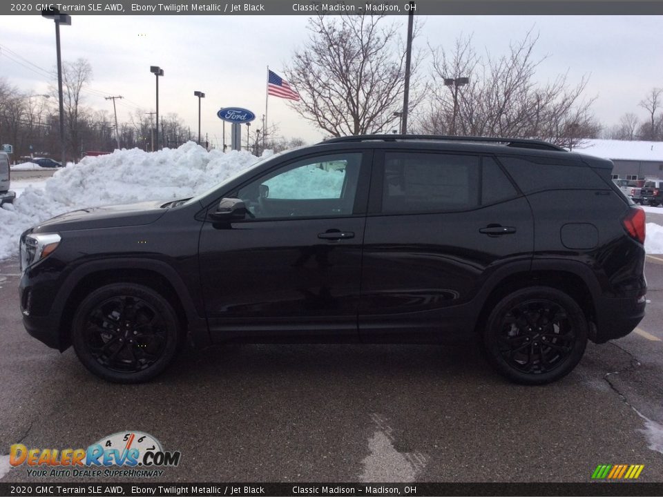 2020 GMC Terrain SLE AWD Ebony Twilight Metallic / Jet Black Photo #6