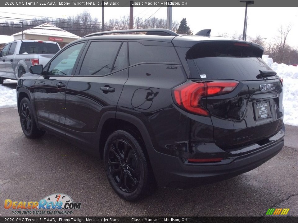 2020 GMC Terrain SLE AWD Ebony Twilight Metallic / Jet Black Photo #7