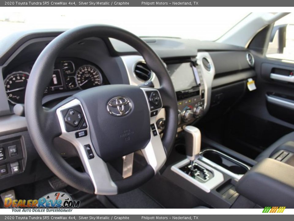 2020 Toyota Tundra SR5 CrewMax 4x4 Silver Sky Metallic / Graphite Photo #12
