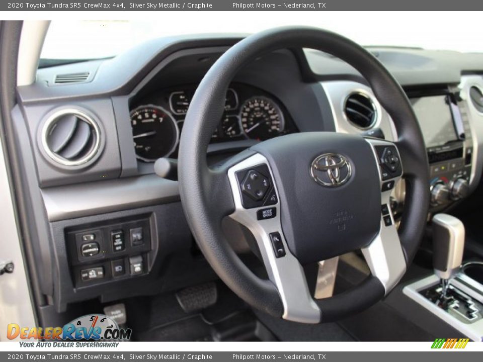 2020 Toyota Tundra SR5 CrewMax 4x4 Silver Sky Metallic / Graphite Photo #13
