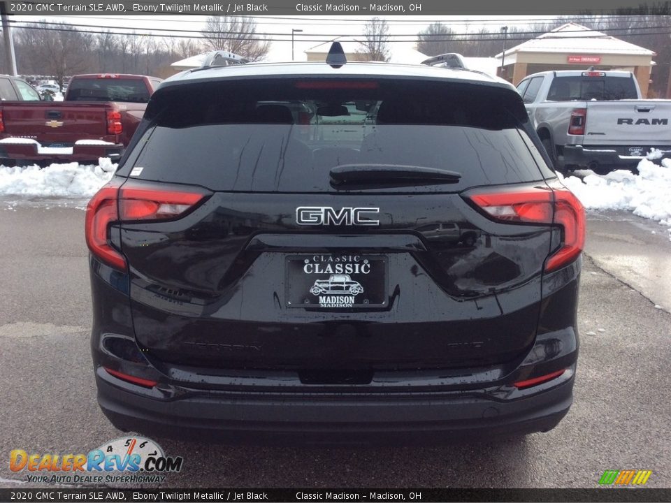 2020 GMC Terrain SLE AWD Ebony Twilight Metallic / Jet Black Photo #8