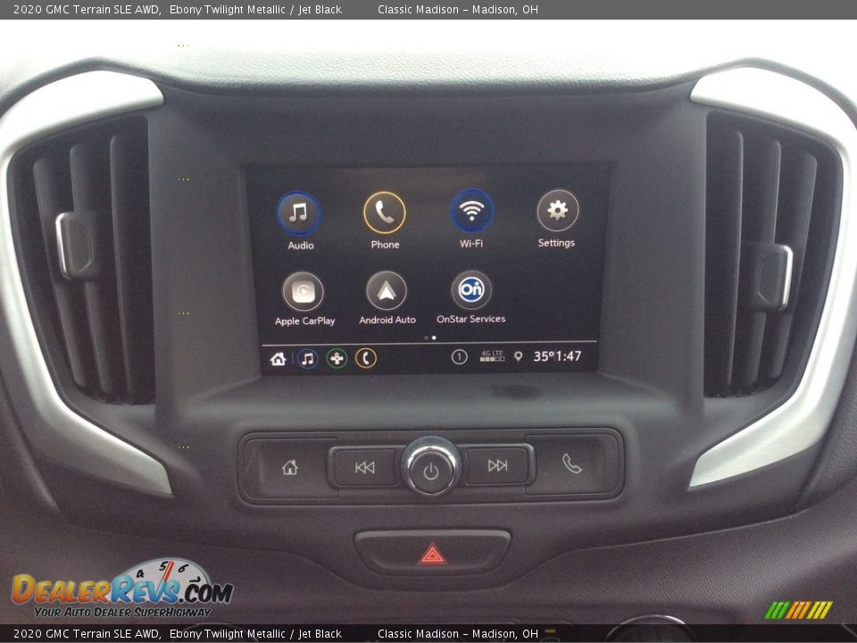 2020 GMC Terrain SLE AWD Ebony Twilight Metallic / Jet Black Photo #14