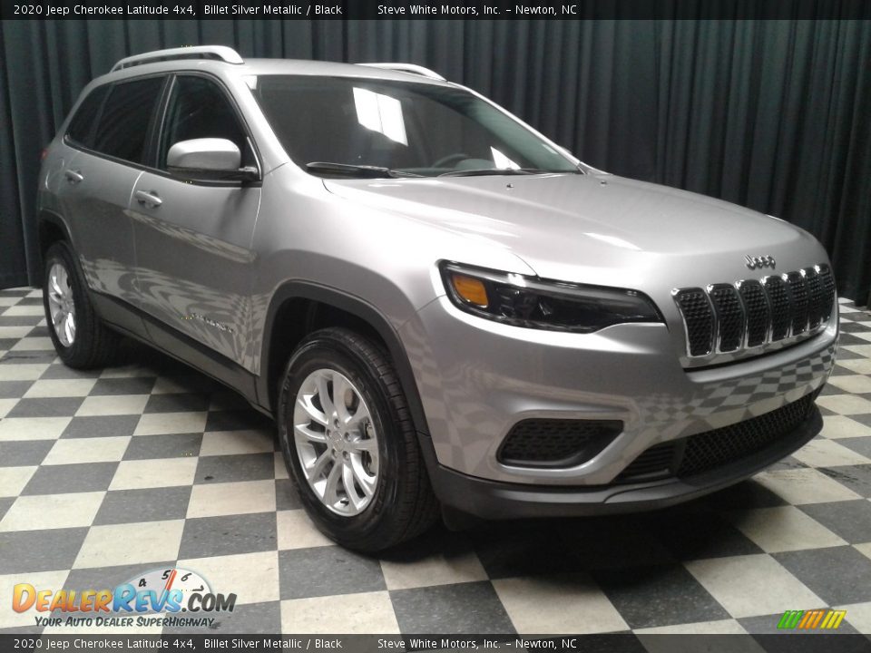 2020 Jeep Cherokee Latitude 4x4 Billet Silver Metallic / Black Photo #2