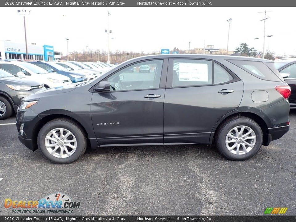 2020 Chevrolet Equinox LS AWD Nightfall Gray Metallic / Ash Gray Photo #2