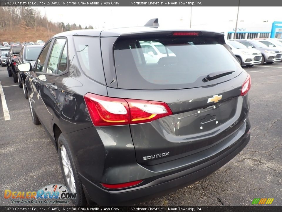 2020 Chevrolet Equinox LS AWD Nightfall Gray Metallic / Ash Gray Photo #3