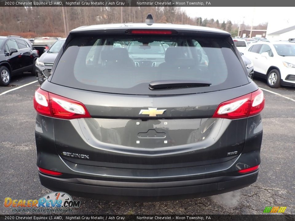 2020 Chevrolet Equinox LS AWD Nightfall Gray Metallic / Ash Gray Photo #4