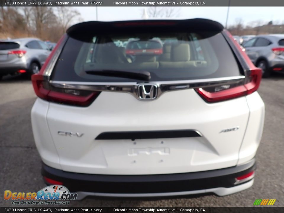 2020 Honda CR-V LX AWD Platinum White Pearl / Ivory Photo #3