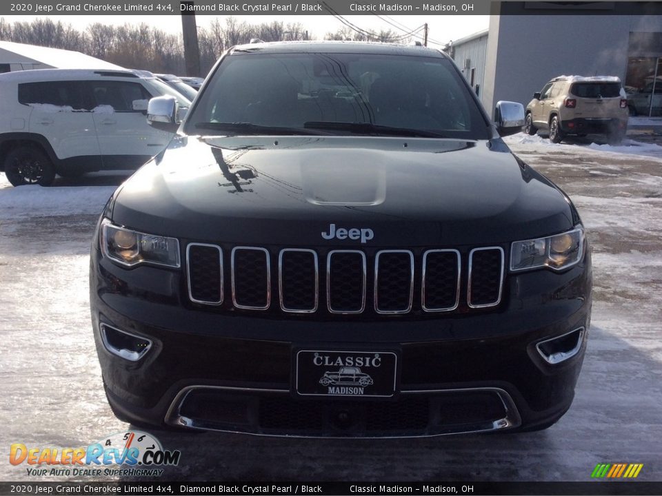 2020 Jeep Grand Cherokee Limited 4x4 Diamond Black Crystal Pearl / Black Photo #4