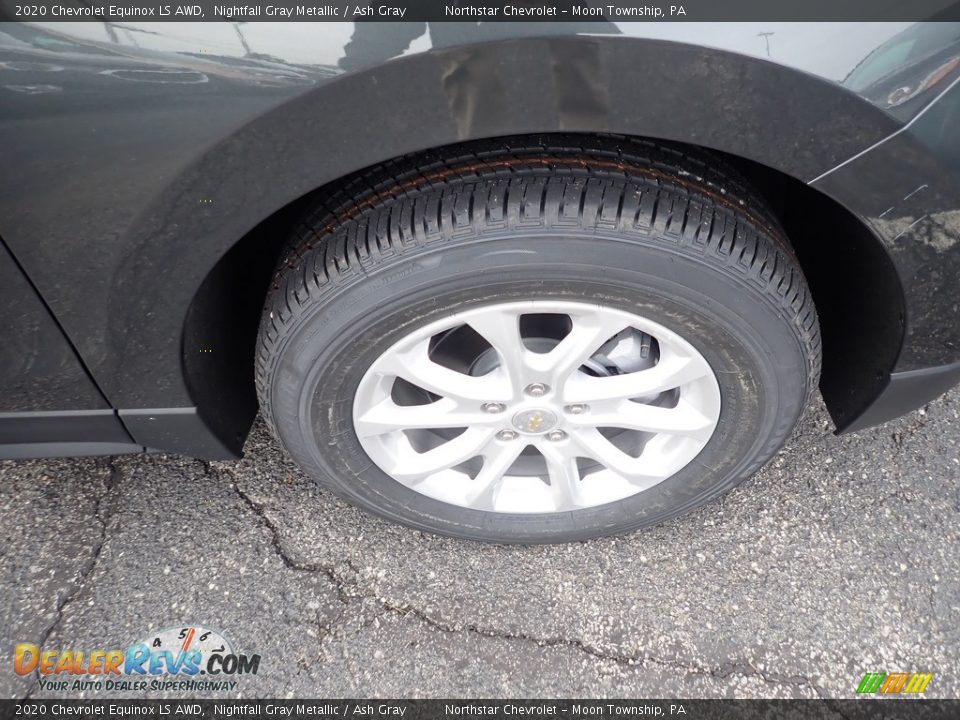 2020 Chevrolet Equinox LS AWD Nightfall Gray Metallic / Ash Gray Photo #8