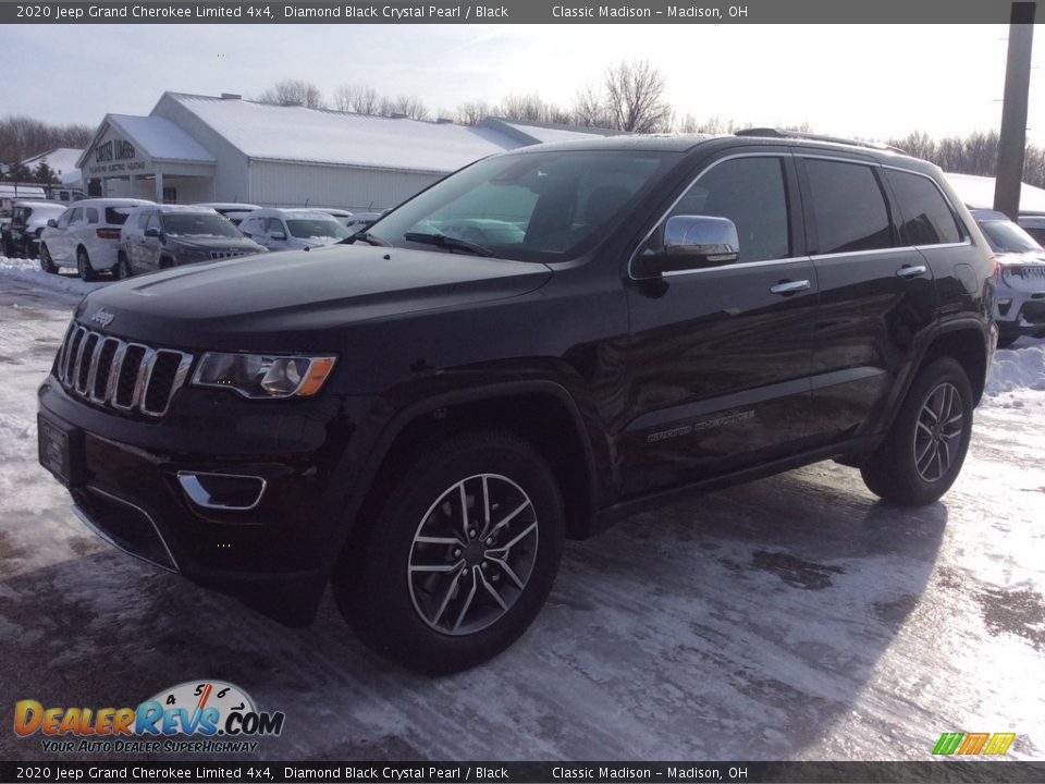 2020 Jeep Grand Cherokee Limited 4x4 Diamond Black Crystal Pearl / Black Photo #5