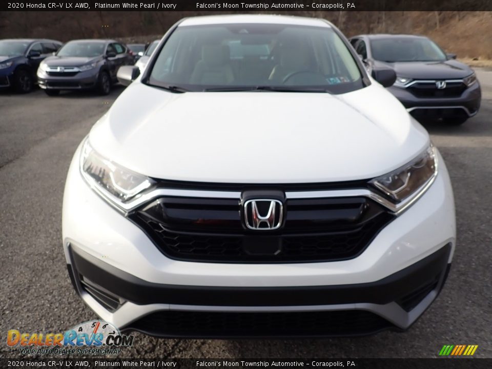 2020 Honda CR-V LX AWD Platinum White Pearl / Ivory Photo #6