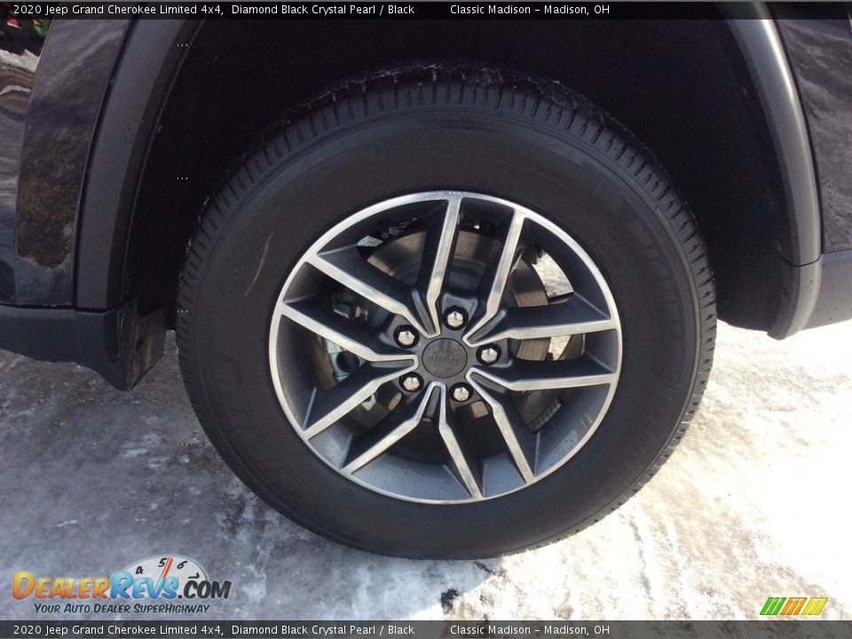 2020 Jeep Grand Cherokee Limited 4x4 Diamond Black Crystal Pearl / Black Photo #9