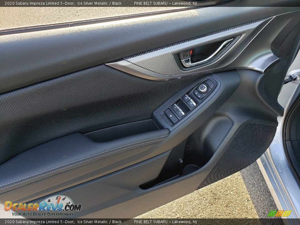 2020 Subaru Impreza Limited 5-Door Ice Silver Metallic / Black Photo #8