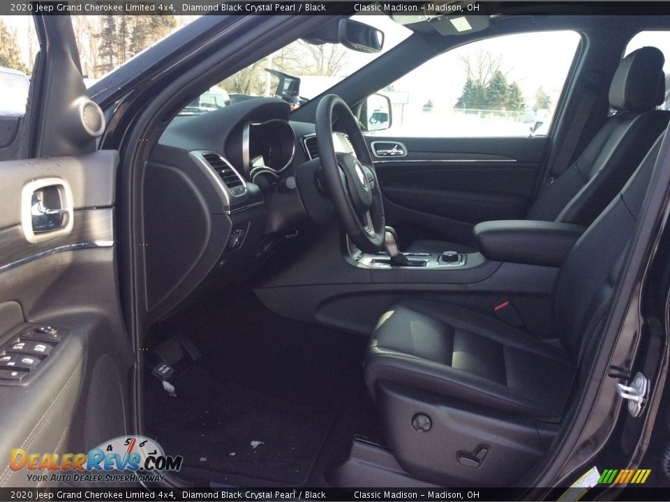 2020 Jeep Grand Cherokee Limited 4x4 Diamond Black Crystal Pearl / Black Photo #11