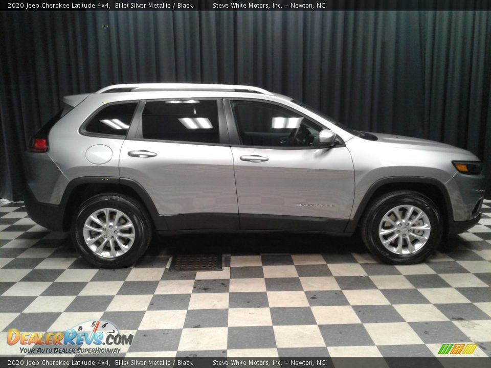 2020 Jeep Cherokee Latitude 4x4 Billet Silver Metallic / Black Photo #24