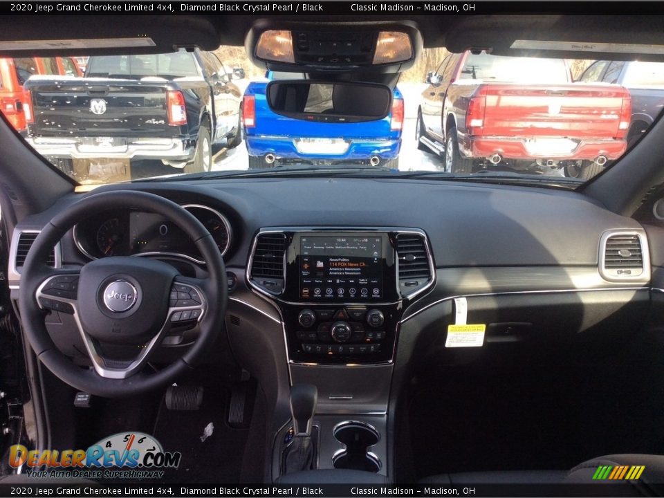 2020 Jeep Grand Cherokee Limited 4x4 Diamond Black Crystal Pearl / Black Photo #13