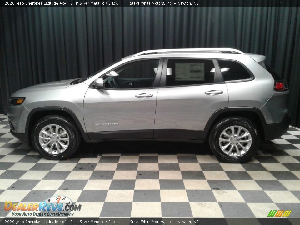 2020 Jeep Cherokee Latitude 4x4 Billet Silver Metallic / Black Photo #25