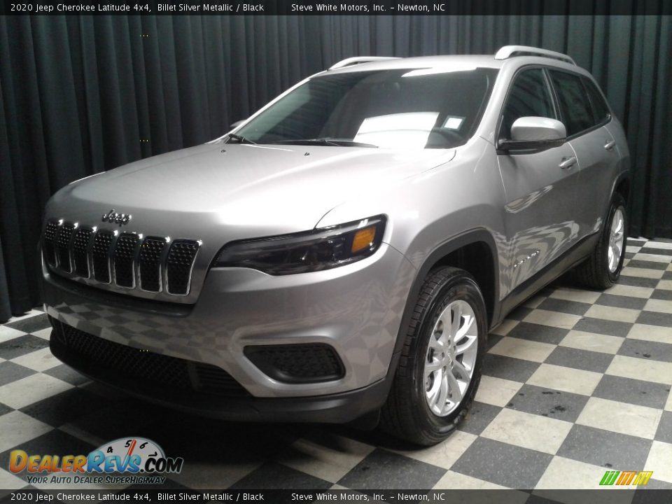 2020 Jeep Cherokee Latitude 4x4 Billet Silver Metallic / Black Photo #26