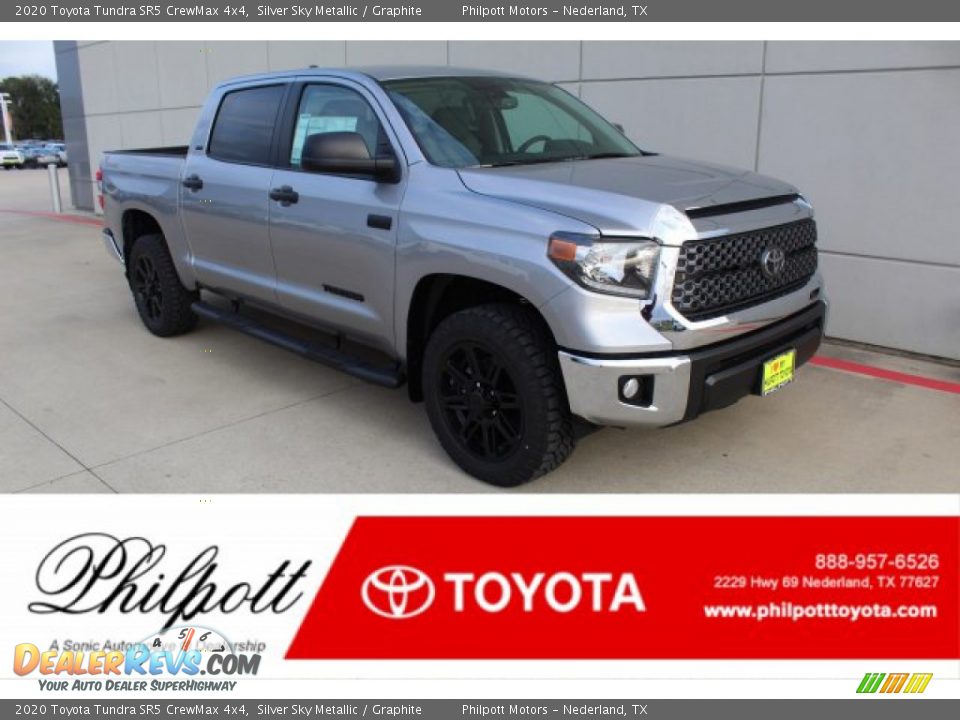 2020 Toyota Tundra SR5 CrewMax 4x4 Silver Sky Metallic / Graphite Photo #1