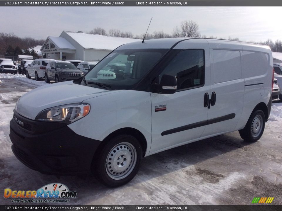 2020 Ram ProMaster City Tradesman Cargo Van Bright White / Black Photo #5