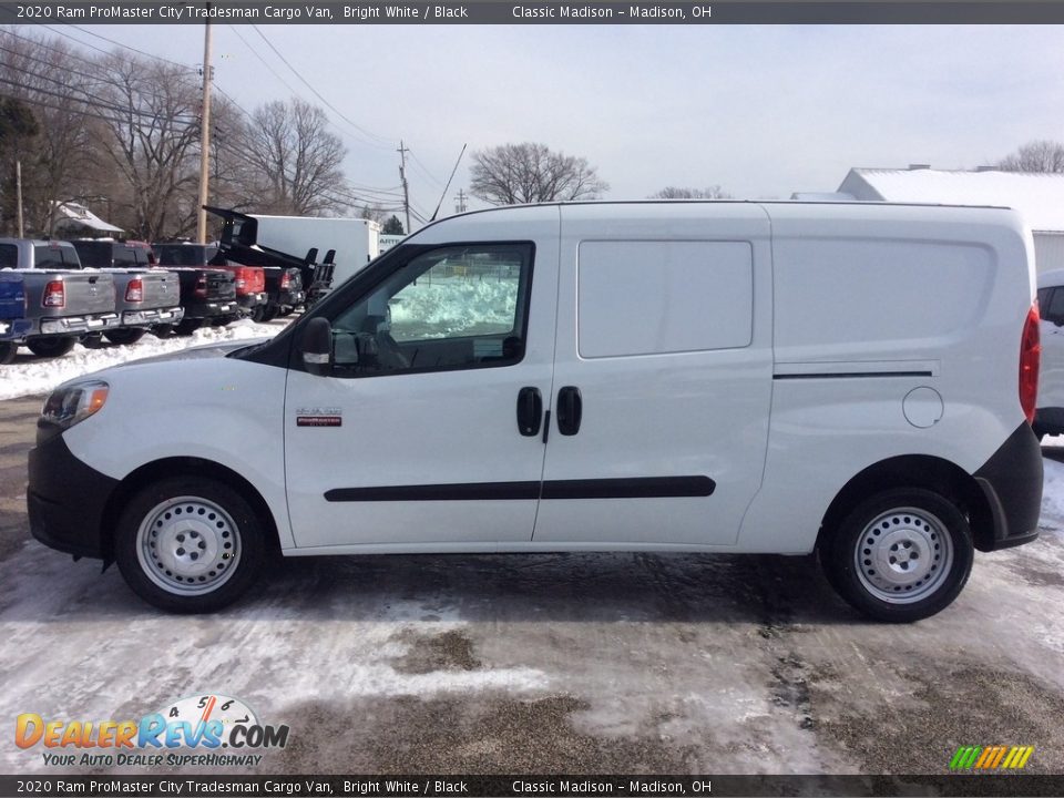 2020 Ram ProMaster City Tradesman Cargo Van Bright White / Black Photo #6