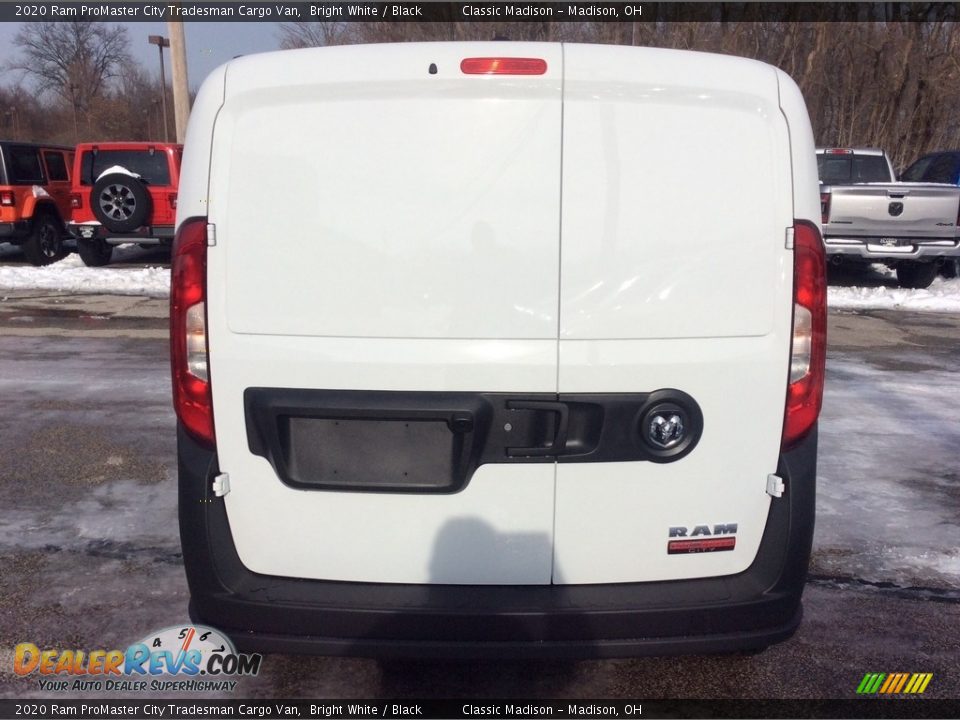 2020 Ram ProMaster City Tradesman Cargo Van Bright White / Black Photo #8