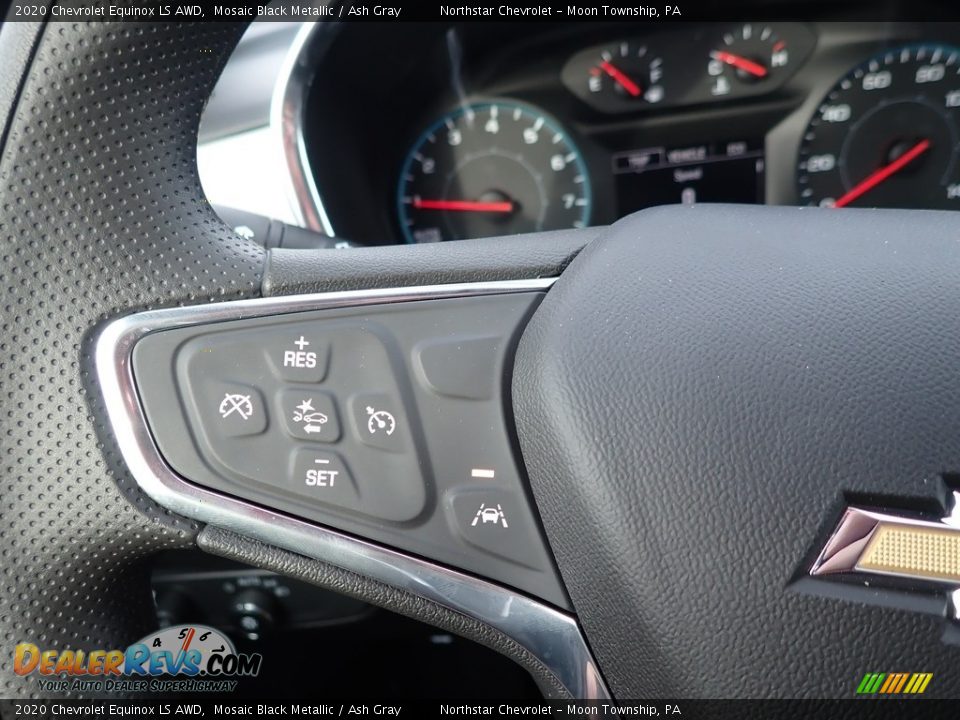 2020 Chevrolet Equinox LS AWD Mosaic Black Metallic / Ash Gray Photo #19