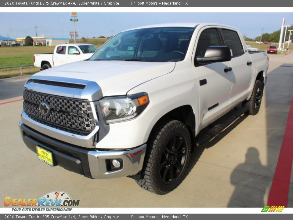 2020 Toyota Tundra SR5 CrewMax 4x4 Super White / Graphite Photo #4