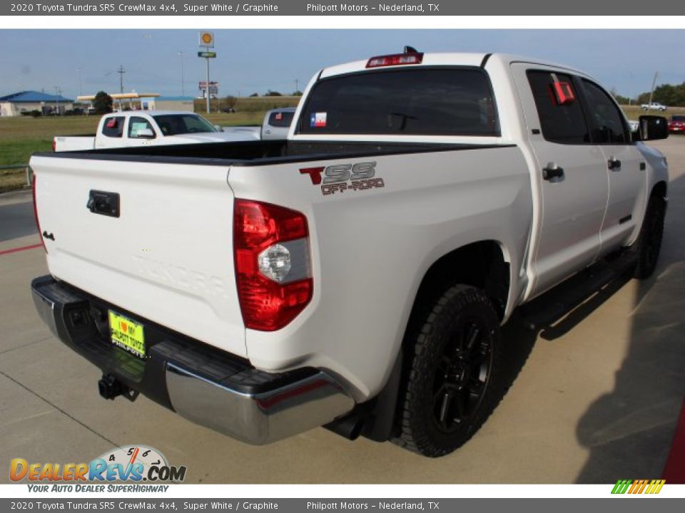 2020 Toyota Tundra SR5 CrewMax 4x4 Super White / Graphite Photo #8