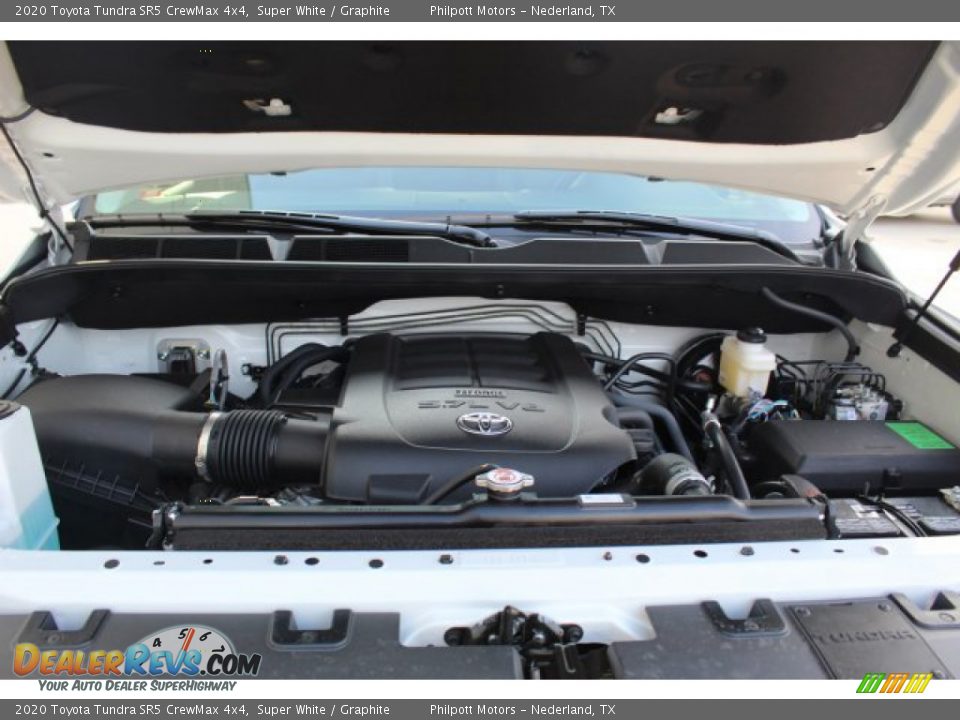 2020 Toyota Tundra SR5 CrewMax 4x4 Super White / Graphite Photo #24