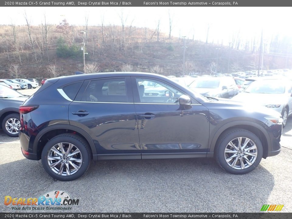 2020 Mazda CX-5 Grand Touring AWD Deep Crystal Blue Mica / Black Photo #1