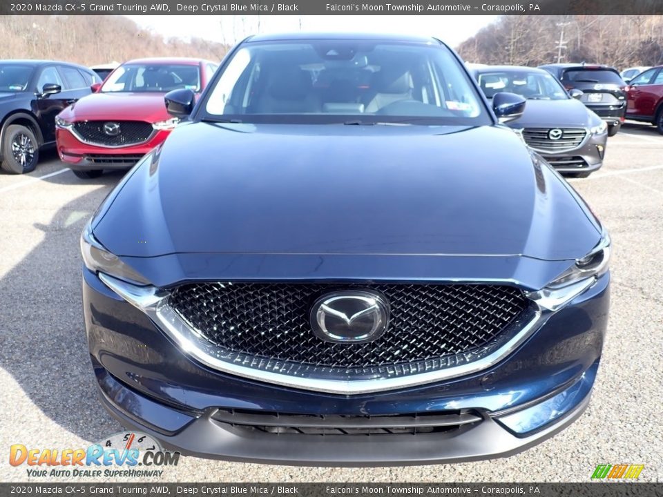 2020 Mazda CX-5 Grand Touring AWD Deep Crystal Blue Mica / Black Photo #4