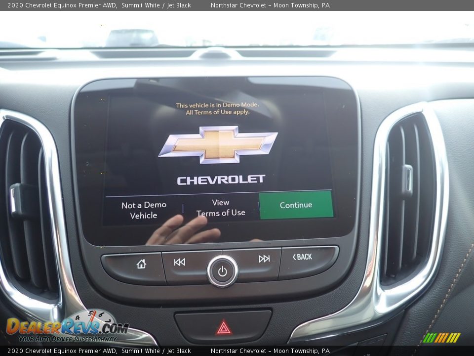 2020 Chevrolet Equinox Premier AWD Summit White / Jet Black Photo #18