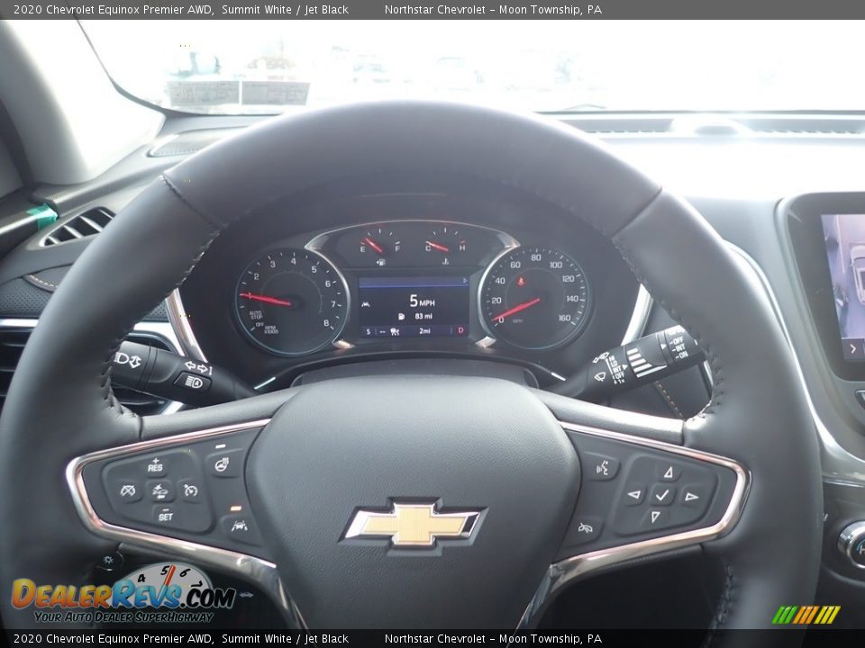 2020 Chevrolet Equinox Premier AWD Summit White / Jet Black Photo #20