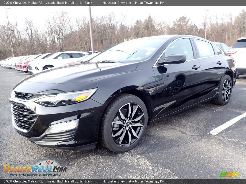 Mosaic Black Metallic 2020 Chevrolet Malibu RS Photo #2