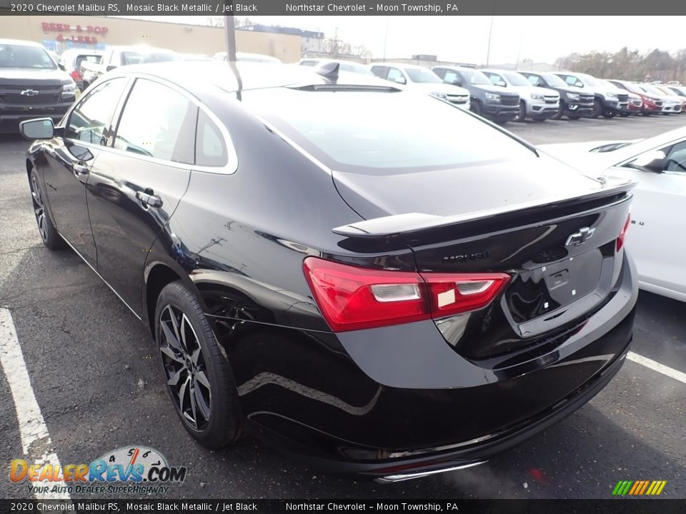 2020 Chevrolet Malibu RS Mosaic Black Metallic / Jet Black Photo #3