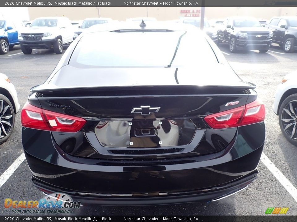 2020 Chevrolet Malibu RS Mosaic Black Metallic / Jet Black Photo #4