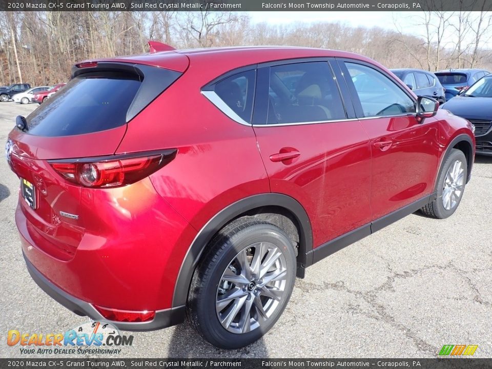 2020 Mazda Cx-5 Grand Touring Awd Soul Red Crystal Metallic   Parchment 