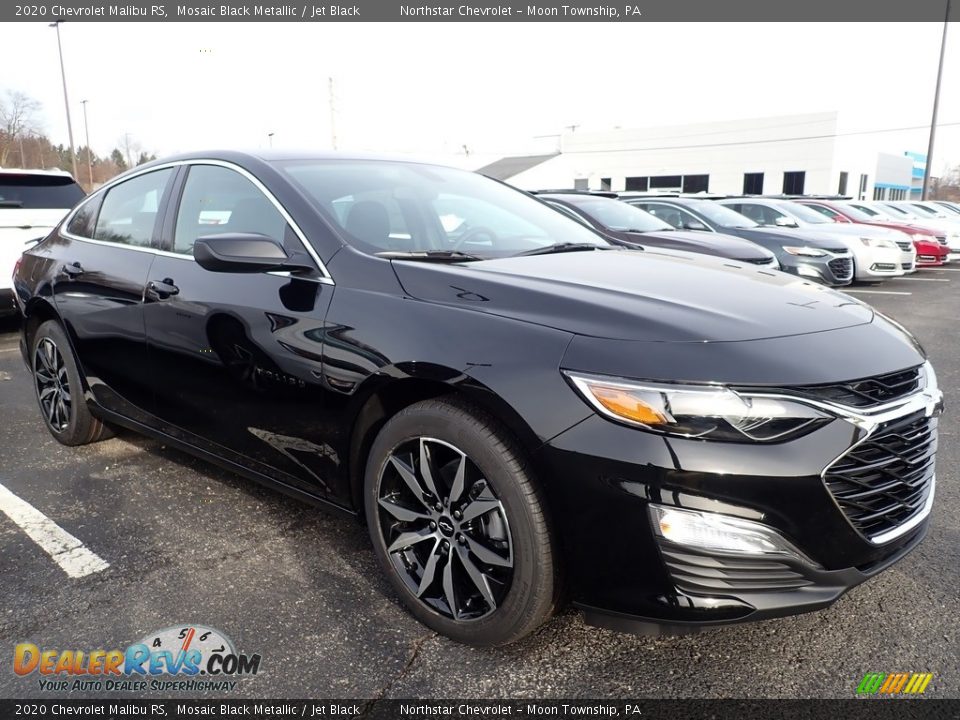 Mosaic Black Metallic 2020 Chevrolet Malibu RS Photo #7