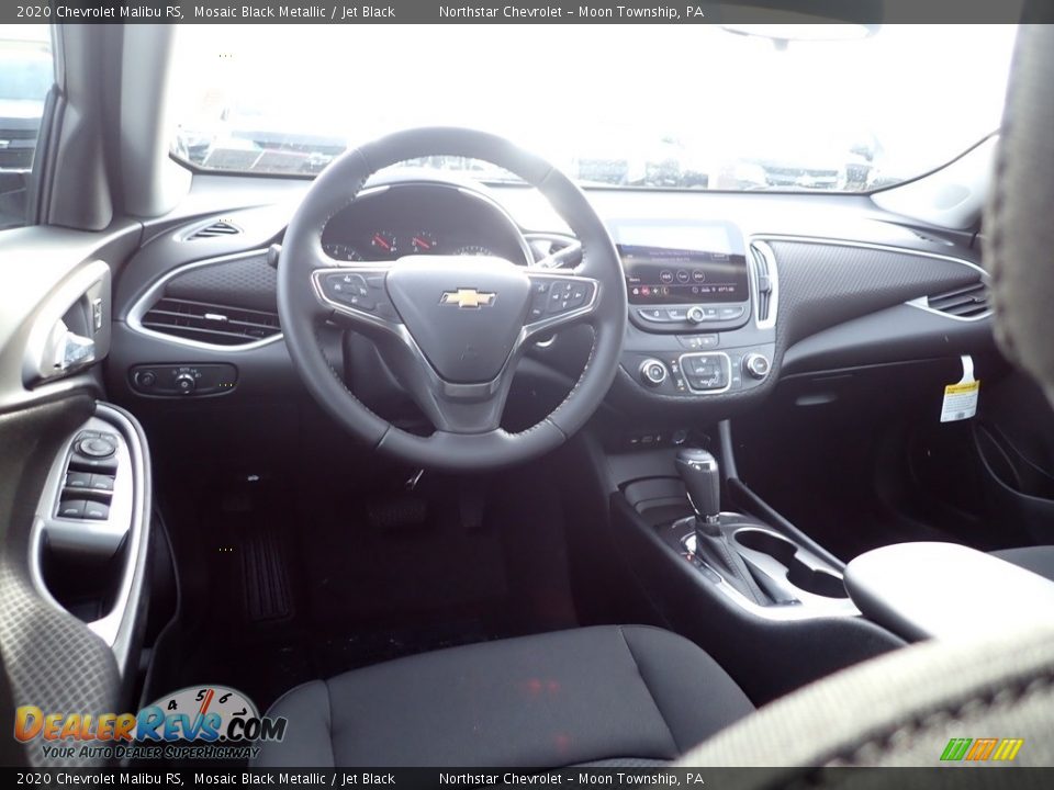 2020 Chevrolet Malibu RS Mosaic Black Metallic / Jet Black Photo #12